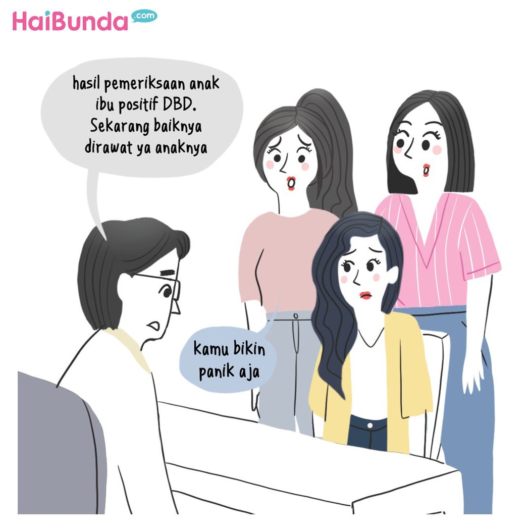 Gara-gara demam, anak teman Bunda disangka terkena virus Corona. Setelah dicek ke dokter ternyata DBD.