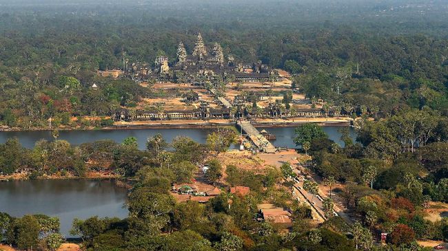 Sepinya Objek Wisata Akibat Corona Terlihat dari Luar Angkasa Pemandangan sepinya dunia setelah virus corona mewabah tampak jelas dari luar angkasa.