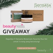 [GIVEAWAY ALERT] Beautynesia Bagi-bagi 2 Produk dari Sensatia Botanicals Gratis, Ikutan Giveaway Yuk!