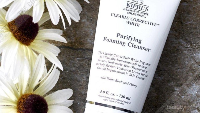 Kiehl's Clearly Corrective Purifying Foaming Cleanser, Pembersih Wajah yang Buat Kulit Menjadi Lembut, Halus, dan Lebih Cerah!