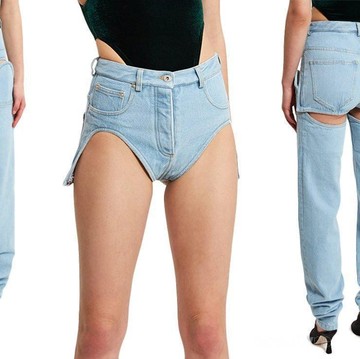 Ada-ada Saja, Ini Beberapa Tren Model Celana Jeans Paling Aneh Bin Ajaib, Berani Coba?