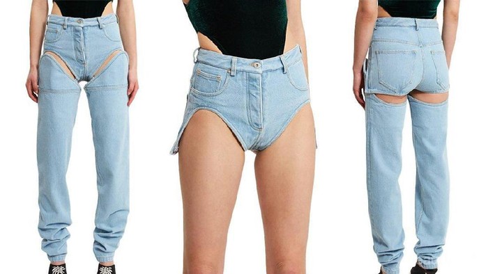 Ada-ada Saja, Ini Beberapa Tren Model Celana Jeans Paling Aneh Bin Ajaib, Berani Coba?