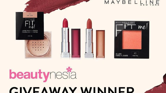 [GIVEAWAY ALERT] 5 Pemenang yang Beruntung Dapat Makeup