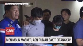 VIDEO: Timbun Masker, ASN Rumah Sakit Ditangkap