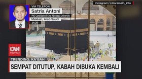 VIDEO: Arab Saudi Buka Kembali Area Kabah