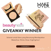 [GIVEAWAY ALERT] Pemenang Beautynesia Giveaway Berhadiah Make Over Riche Glow Highlighter