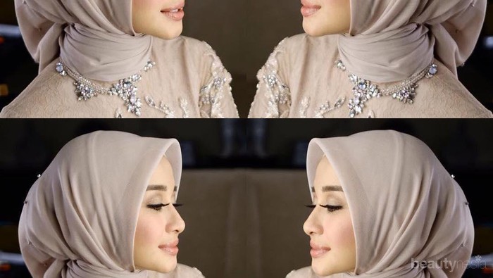 Tampil Simpel Saat Kondangan dengan Gaya Fashion Hijab Pesta Laudya Cynthia Bella