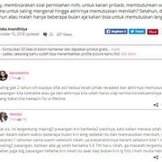 [FORUM] Aku suka bacain komentar di forum Beautynesia, beberapa sangat solutif untuk masalah aku