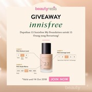 [GIVEAWAY ALERT] My Foundation, Inovasi Terbaru Innisfree yang Wajib Kamu Coba!