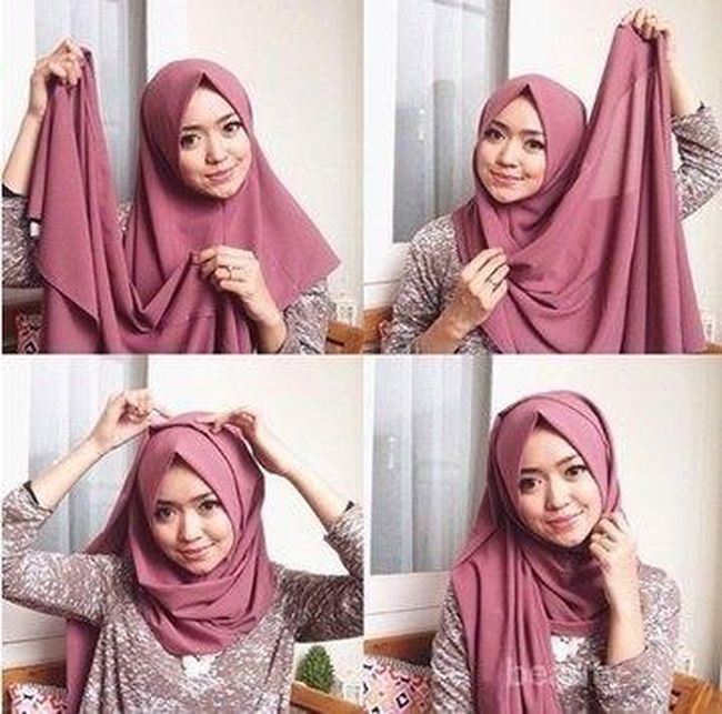Tetap Nyaman dan Stylish, 4 Gaya Hijab Menutup Dada Ini  
