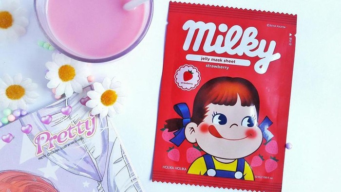 Masker Buah-Buahan? Ini Dia Holika Holika Pure Essence Jelly Mask Sheet (Sweet Peko Limited Edition)