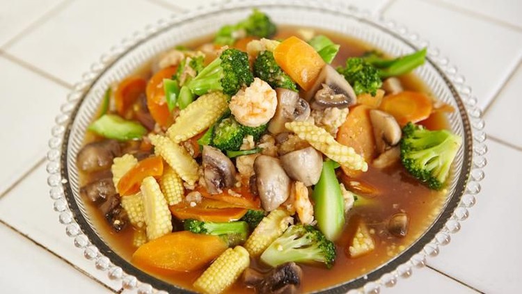 Cap cai, stir fried vegetables