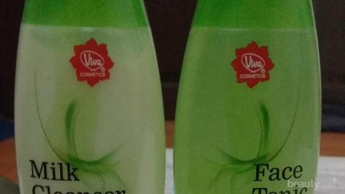 [FORUM] ada yg pernah pakai milk cleanser n face tonic viva greentea belum?
