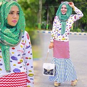 [FORUM] Pakai hijab motif busana juga motif, pede gak kamu?