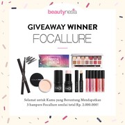 [GIVEAWAY ALERT] Ini 3 Pemenang yang Berhasil Dapatkan Makeup Focallure Gratis!