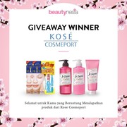 [GIVEAWAY ALERT] 10 Pemenang Giveaway Kose Cosmeport, Congratulation Ladies!