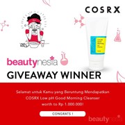 [GIVEAWAY ALERT] Pemenang Skincare COSRX Gratis dari Beautynesia, Selamat Ladies!