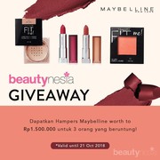 [GIVEAWAY ALERT] Mau Makeup Maybelline Gratis? Yuk, Ikutan Beautynesia Giveaway Ladies!