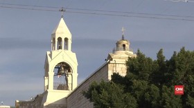 VIDEO: Gereja Tempat Kelahiran Yesus Ditutup