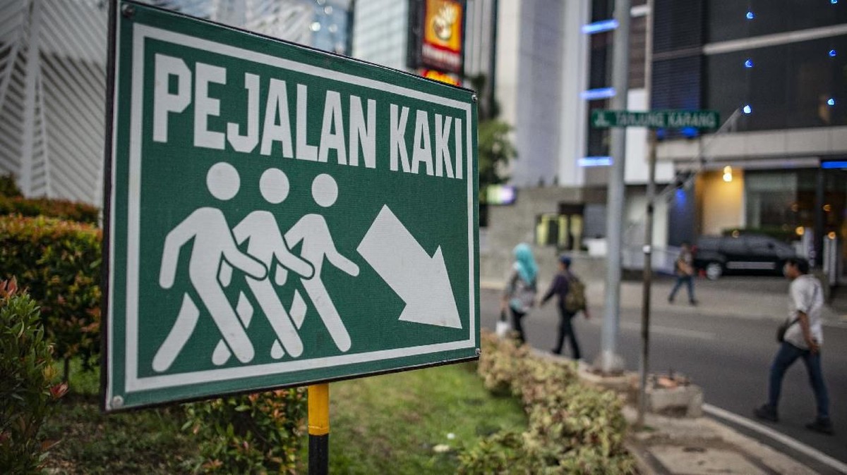 FOTO: Transformasi Trotoar Ramah Pejalan Kaki di Jakarta