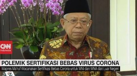 VIDEO: Polemik Sertifikasi Bebas Virus Corona