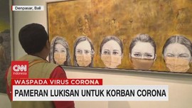 VIDEO: Pameran Lukisan Untuk Korban Corona