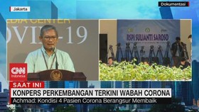 VIDEO: Achmad: Kondisi 4 Pasien Corona Berangsur Membaik