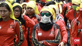Hari Perempuan Internasional, Ribuan Buruh Geruduk Gedung DPR Rabu