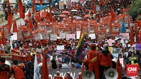 FOTO: Aksi Hari Perempuan Internasional