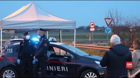 VIDEO: Virus Corona Mewabah, Italia Utara Diisolasi