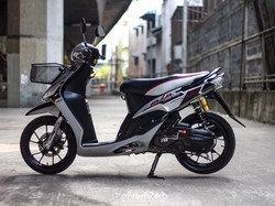 Yamaha Mio Jadul Tampil Klimis, Nggak Mau Kalah Sama Skutik Baru