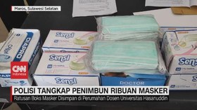 VIDEO: Polisi Tangkap Penimbun Ribuan Masker