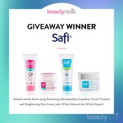 [GIVEAWAY ALERT] 10 Daftar Pemenang Giveaway Berhadiah Skincare Safi, Congratulation!