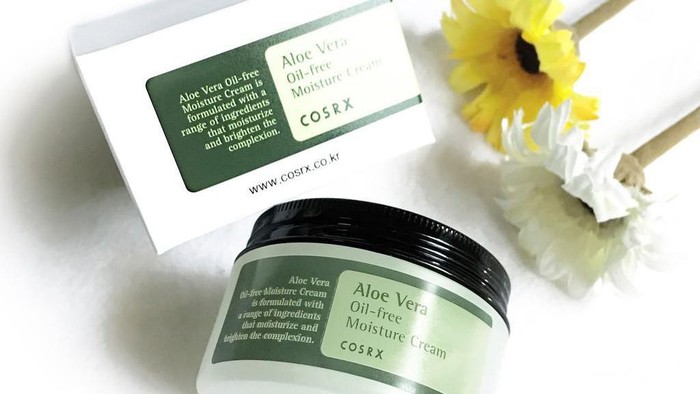 [FORUM] Bagi-bagi review, COSRX Aloe Vera Oil-Free Moisture Cream bikin minyak di wajah berkurang!