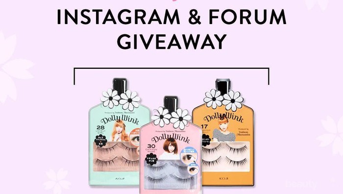 [GIVEAWAY ALERT] Ikutan Yuk! Instagram & Forum Giveaway, Dapatkan Eyelash Senilai Rp500 Ribu!