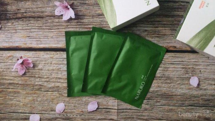 Kontrol Minyak Berlebih dengan Naruko Tea Tree Shine Control & Blemish Clear Mask