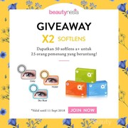 [GIVEAWAY ALERT] X2 Softlens yang Aman dan Berkualitas untuk Tampil Cantik Setiap Saat!