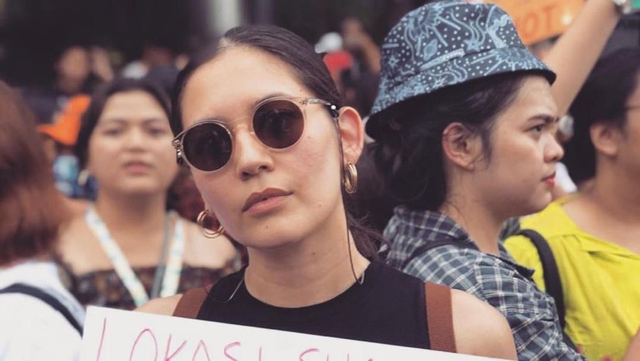 Hannah Al Rashid ikut demonstrasi di Hari Perempuan Internasional 2020 dan menyuarakan isu pelecehan seksual di lokasi syuting.
