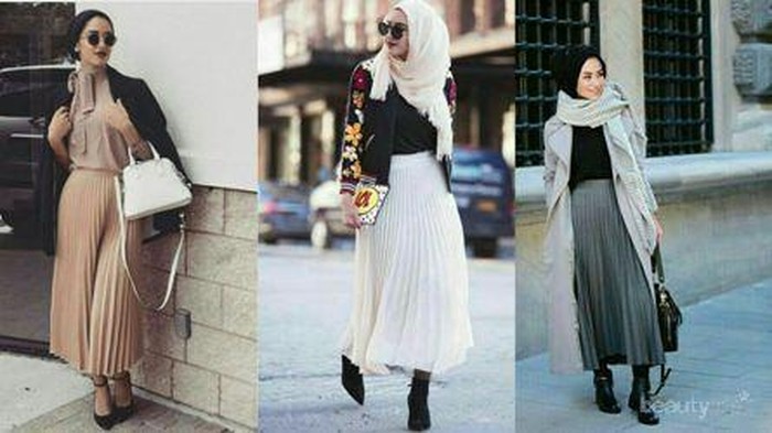 Saatnya Ganti Rok Biasa Kamu dengan Padu Padan Plisket Seperti Ini, Yuk!