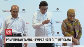 VIDEO: Pemerintah Tambah 4 Hari Cuti Bersama