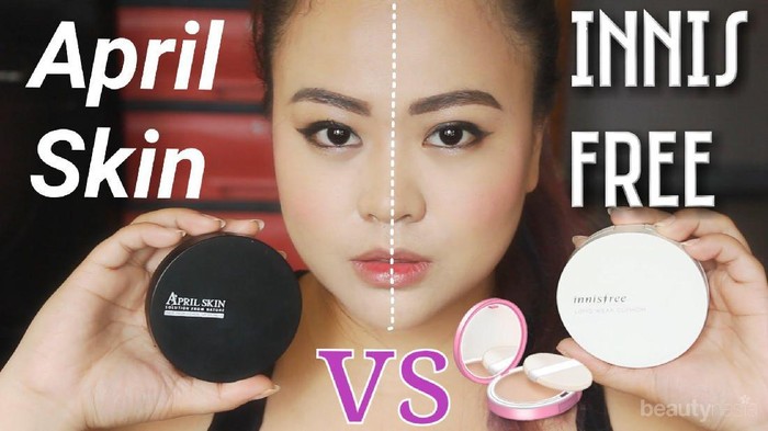 #FORUM April Skin Cushion VS Innisfree BB Cushion, Bagusan Mana?
