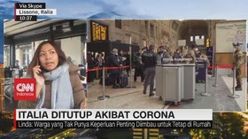 VIDEO: Italia Ditutup Akibat Corona