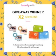 [GIVEAWAY ALERT] 25 Pemenang Giveaway Beautynesia X2 Softlens, Congratulation Ladies!