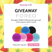 [GIVEAWAY ALERT] Wajah Bersih Sempurna dalam 1 Menit dengan FOREO LUNA play plus!