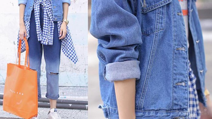 Ini Cara Pakai Denim on Denim Ala Korea yang Super Hits dan Tetap Terlihat Kekinian
