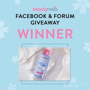 [GIVEAWAY ALERT] Pemenang Facebook & Forum Giveaway Berhadiah L'oreal Micellar Water