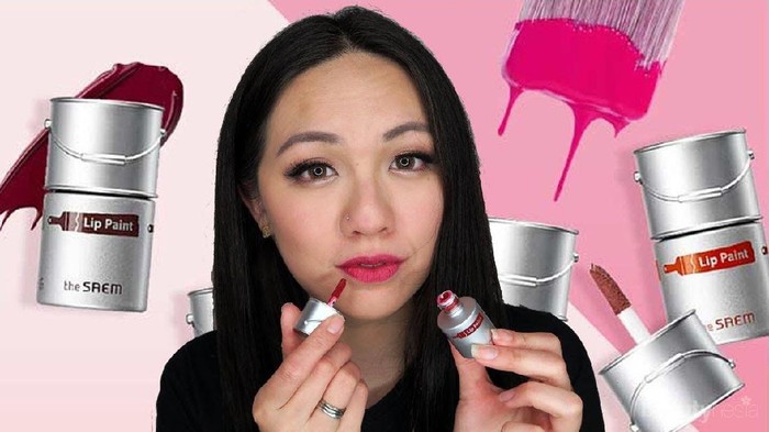 The Saem Lip Paint, Lipstik Korea Super Pigmented dengan Bentuk Tong Cat Nan Unik!