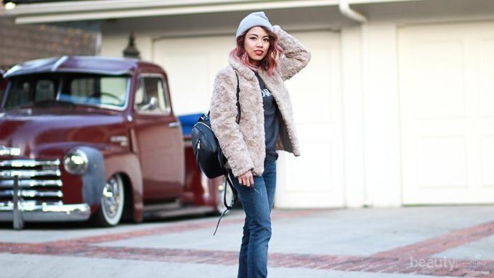 Kamu Bisa Memakai Jaket Bulu Tanpa Terlihat Lebay Lho, Ini Caranya!