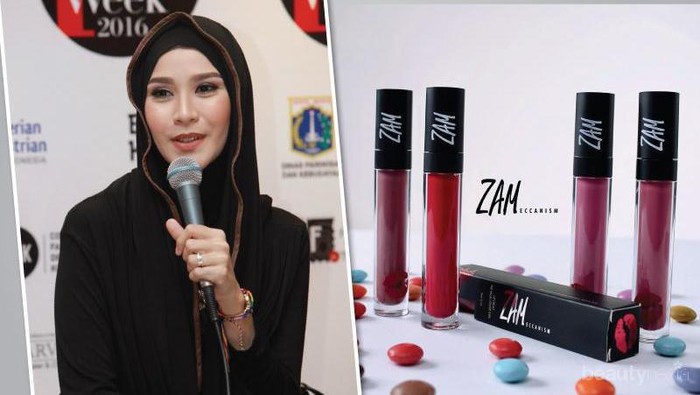 Yuk, Intip Produk Lip Cream ZAM dari Si Cantik Zaskia Adya Mecca!
