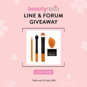 [GIVEAWAY ALERT] Ladies, yuk Ikutan LINE & Forum Giveaway dan Menangkan Brush Makeup!